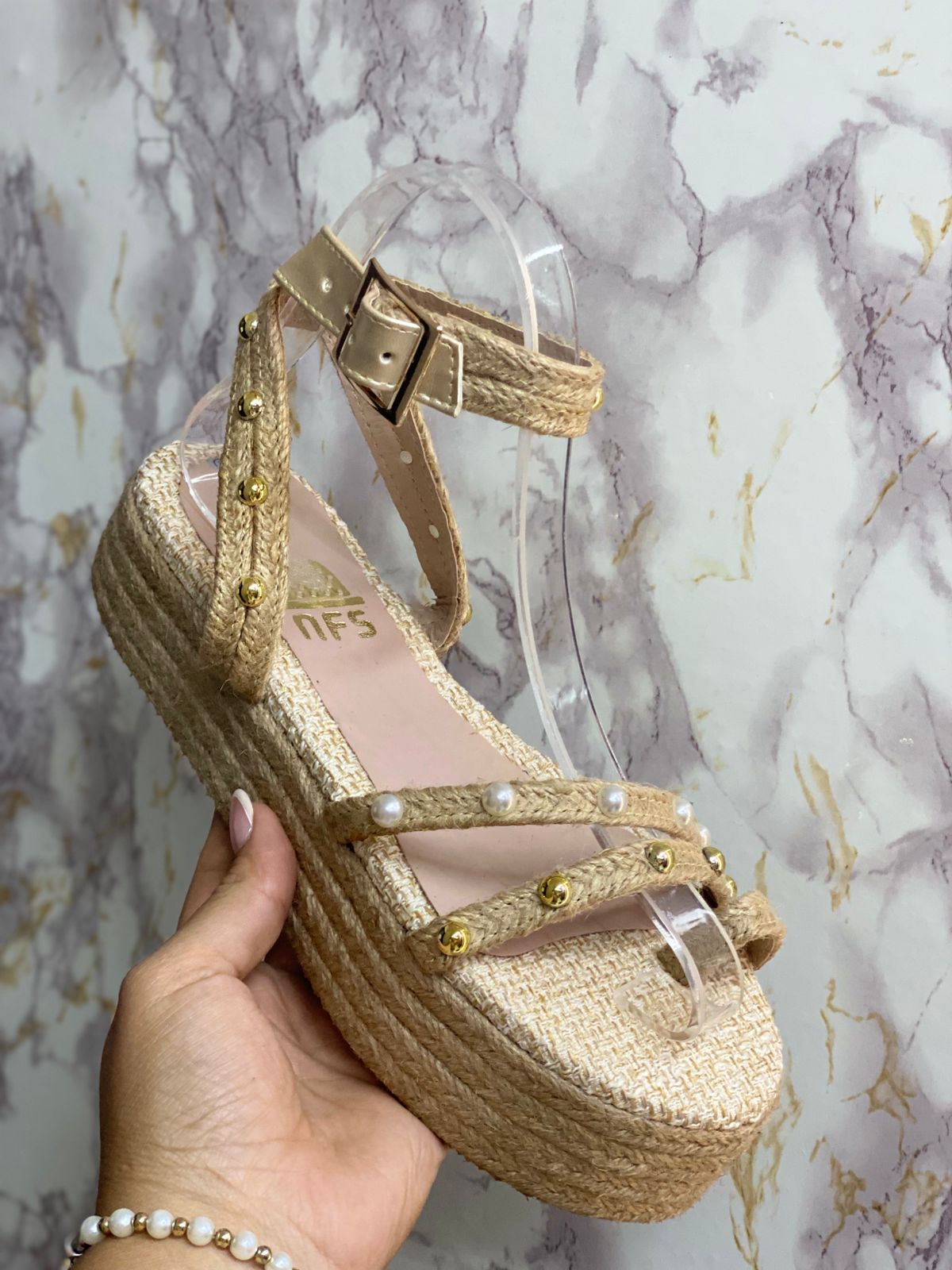 PLATAFORMA ZOE YUTE PERLAS